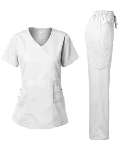 DAGACCI MEDICAL UNIFORM® Natural Stretch® Women's Y-Neck Scrub Sets [NS2102]