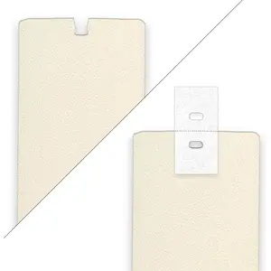 30 Sets (60 Pcs) Vertical Blinds Replacement Slats Panels, Vertical Blind Repair Tabs Kit, Clear Apartment Blinds Replacement Fixers, Horizontal Blinds Replacement Parts