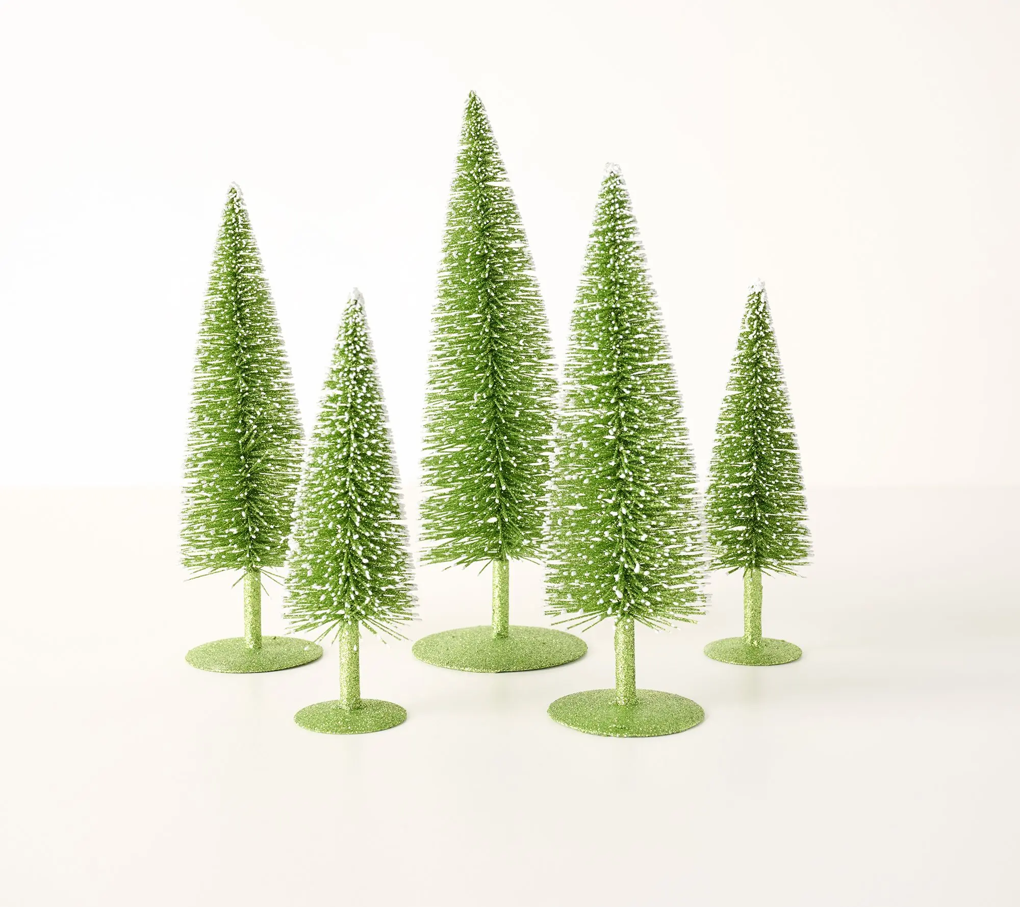 Set of 5 Bottlebrush Trees by Valerie