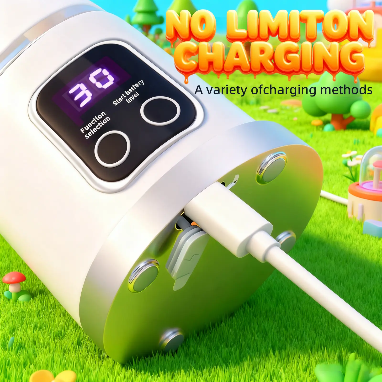 Ultimate Portable Blender! USB Rechargeable & Compact for Smoothies On-The-Go - Perfect Travel, Back To School & Gym! Leak Proof Design, Makes Shakes & Baby Food in Seconds cup juicer rechargeable mini blender vegetable