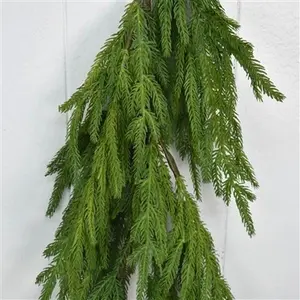 58” Natural Touch Norfolk Pine Garland for Christmas Pack Decor luxury christmastree