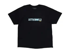 Travis Scott Men's Astroworld Tour Tee Black, from StockX