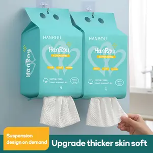 HanRou Daily Use Fiber Face Towels for Gentle Skincare and Comfort in Soft Cotton Tissues Facial Cleaning Tool