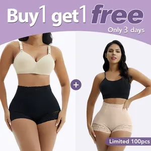 GQF Slip Under Shorts for Womens Lace Boyshorts Panties for Women Anti Chafing Underwear Seamless Panties Bodysuit Tummy control Shapewear Sexy