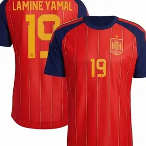 Unisex Football Lamine Yamal Spain National Team 2026 Home Replica Jersey - Red 8