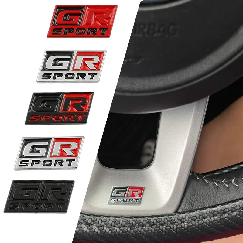 2026 New Car GR Sport Steering Wheel Interior Logo Badge Emblem Decals Sticker For Toyota 86 CHR SUPRA Corolla RAV4 Prius YARiS Hilux For your Cars