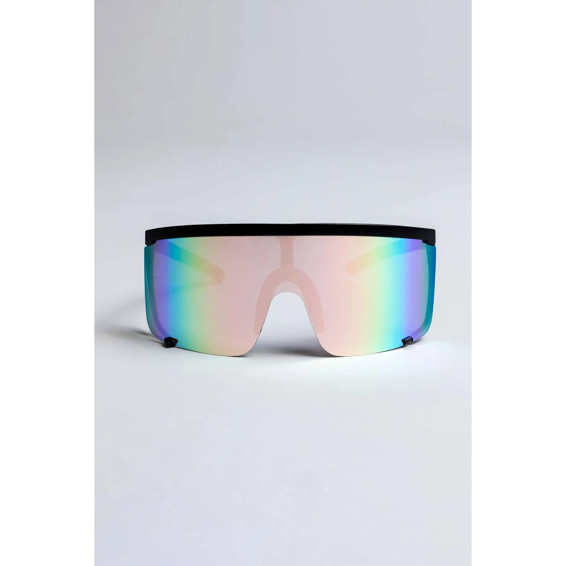 COAL N TERRY Fairfax Oversized Plastic Sunglasses - Unisex Holographic Lenses, UV Protective, Adjustable, Trendy Beach Eyewear, Trendy Styling, Durable and Long-Lasting, Eyewear Fashion, Natural Material Frames, Trendy Styling Sunglasses