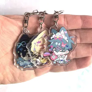 ALIEN STAGE IVAN & TILL Dangle-dangle keychain man Acrylic chain for pants womans key chain men pendant Girls Jewelry llavero