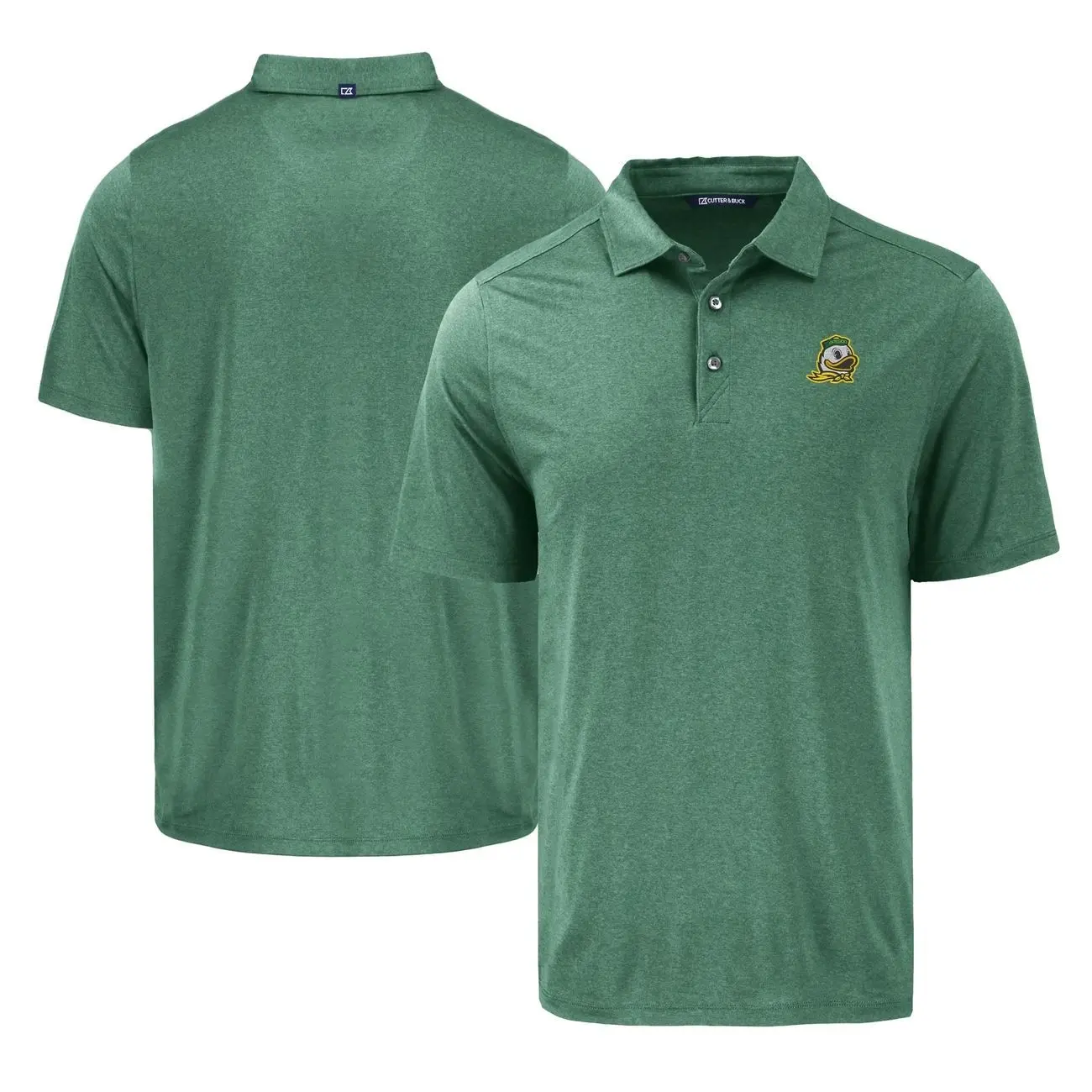 Oregon Ducks Cutter & Buck Coastline Epic Comfort Eco Recycled Polo - Green