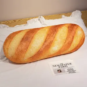 Realistic Bread Pillow, Super Soft, Cozy and Realistic Bread Cushion, Comfortable Room Decoration, Best Gift for Food Lovers, Unique