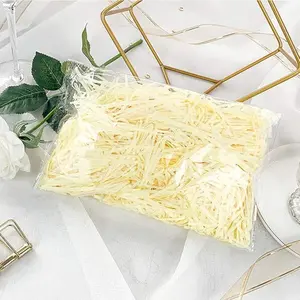 100g Gift Packaging Filler Paper Strands, Ideal for Wedding, Valentine's Day, Halloween, Father's Day, Mother's Day Party Decorations