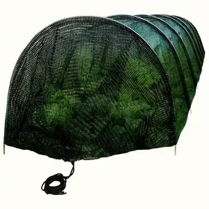 10 Foot Durable Garden Tunnel Mesh - Breathable And Permeable PET+PE Mesh Cover+metal Frame, Suitable For Protecting Greenhouse, Garden Plants, And Courtyard Plants