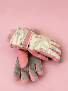 Winter Ski Gloves for Women, Touchscreen Enabled, Fleece-Lined and Thickened, Warm, Cold-Proof, Windproof, Waterproof, Motorcycle Riding Gloves, Trendy cozy accessories warm outdoor sport work finger  light  gloves