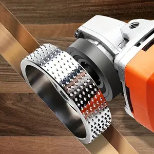 Premium Steel Wood Carving Disc High Efficiency Precise Sculpting Grinding Wheel Multi Disc Versatile Woodworking Attachment for Angle Grinder DIY Wood Carving Shaping Polishing Tool for Woodworking Enthusiasts and Crafts Projects