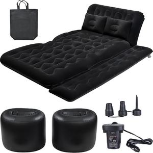 portable car rear seat inflatable bed, 1 set inflatable car air mattress with accessories, comfortable travel bedding solution for road trip & outdoor adventure, camping supplies