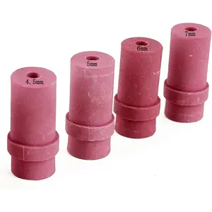 4pcs Ceramic Sandblaster Nozzle Tips,Abrasive Sand Blaster Blasting 4.5mm,5mm,6mm and 7mm Inner Diameter (Pack of 4)
