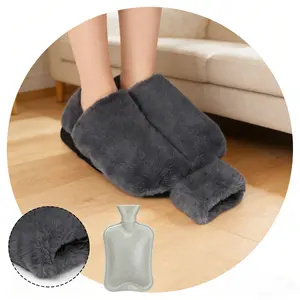 Foot warmer, hot water bottle for feet, foot warming device, foot warmer bag, water-filled hot water bottle, warming shoes, insulated shoes.
