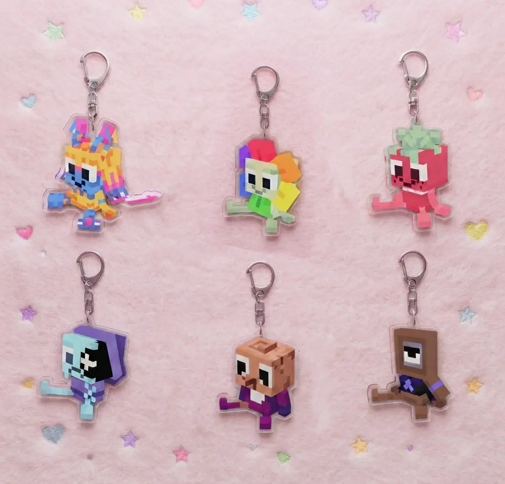 Dandy's World Acrylic Keychain, Perfect for bags, backpacks & collectors!