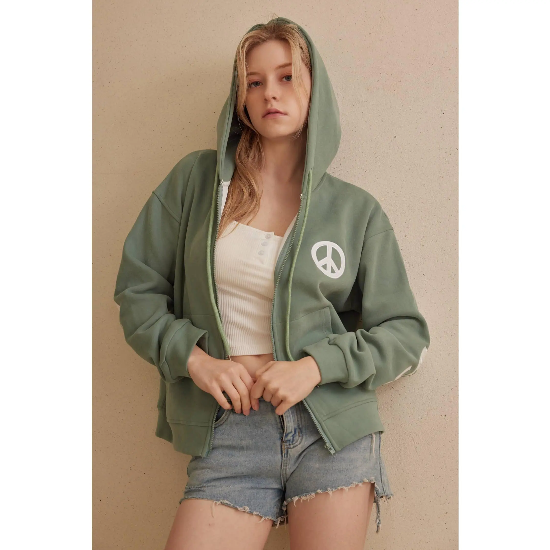 Peace Love Patchworks Hoodie