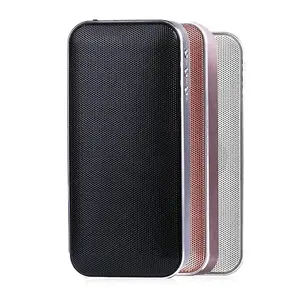 Outdoor portable mini speaker big sound High Quality custom wireless Bluetooth speaker and power bank in one Tf card player