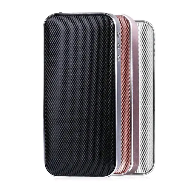 Outdoor portable mini speaker big sound High Quality custom wireless Bluetooth speaker and power bank in one Tf card player