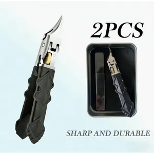 Professional Nail Clippers Manicure for Men & Seniors - Ultra-sharp Beveled Blades with Ergonomic Anti-slip Handle. Safe & Durable Nail Grooming Tool Specially Designed for Thick & Ingrown Nails, Ideal for At-home Nail Care.