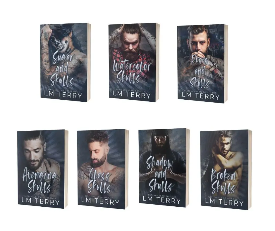 Rebel Skulls Book Bundle - Seven Signed Paperbacks by LM Terry - Regular Edition Soft Covers