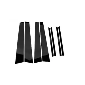 For Toyota Highlander XU70 Kluger XLE Hybrid 2020-2023, 8pcs Window Trim Cover Column Pillar Posts Door Sticker, Car Decals