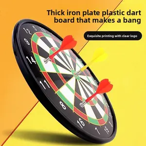 Dart board set - magnetic dart game, fitness & fun for adults & kids - safe dartboard with magnetic darts