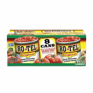 Ro-Tel Diced Tomatoes & Green Chilies 10 oz., 8 ct.