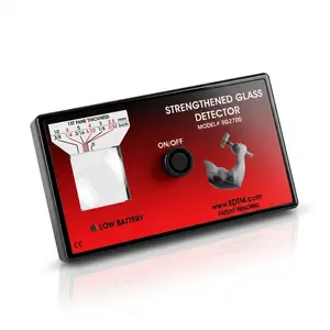 EDTM Strengthened & Tempered Glass Detector (SG2700) Portable Handheld Single & Double Pane Glass Tester, Made in USA