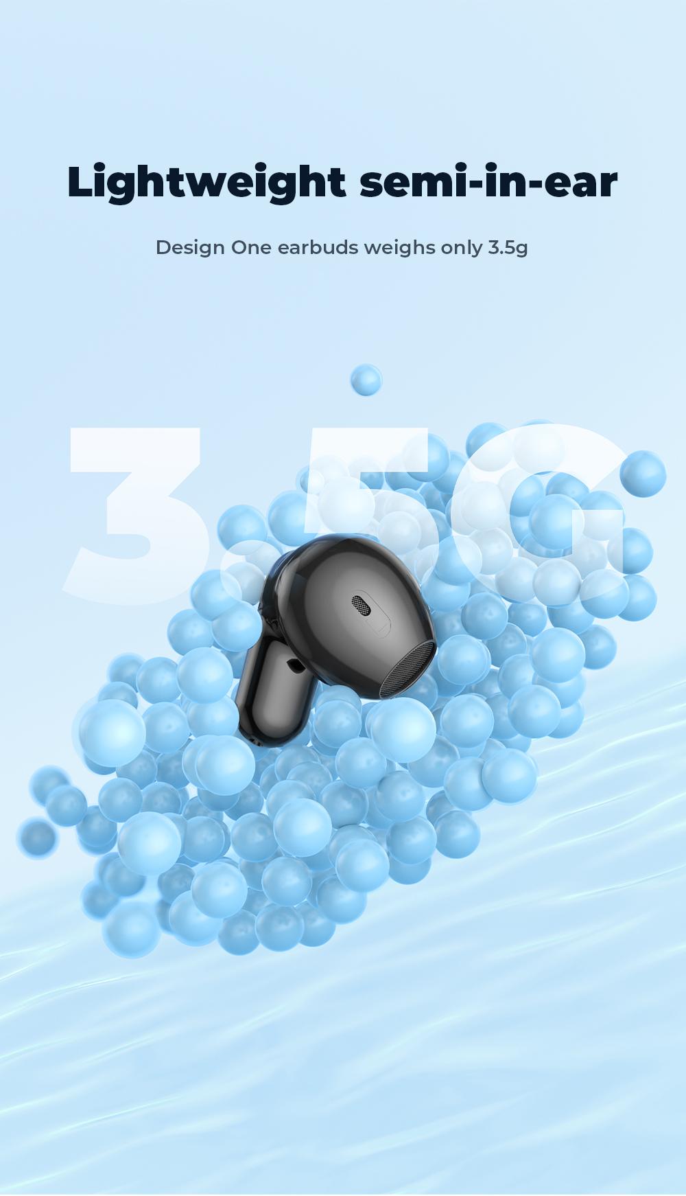 HTC NE20 Bluetooth 6.0 Earphones LED Display High Fidelity Waterproof Wireless Earphones | Suitable for Office, Sports, Study and Audio Calls | Built-in Microphone | Earphones