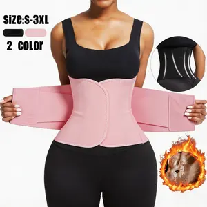 Women Waist Trainer Belt, Compression Tummy Control Waist Cincher Trimmer Ab Belt Neoprene Sweat Waist Trainer Corset Shapewear
