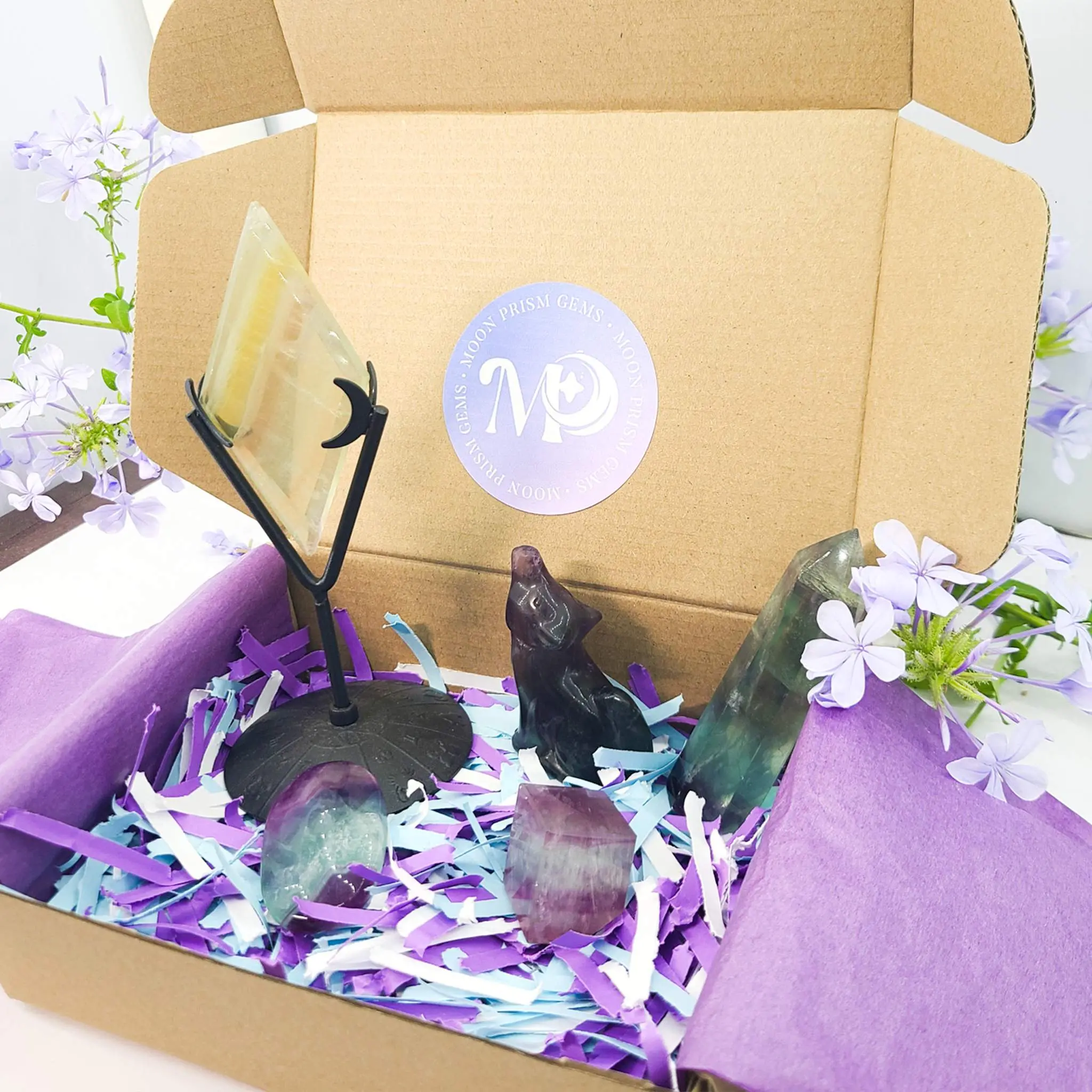 Fluorite Crystal Clarity Collection | Fluorite Crystals | Crystals for Protection | Money Manifesting Crystals
