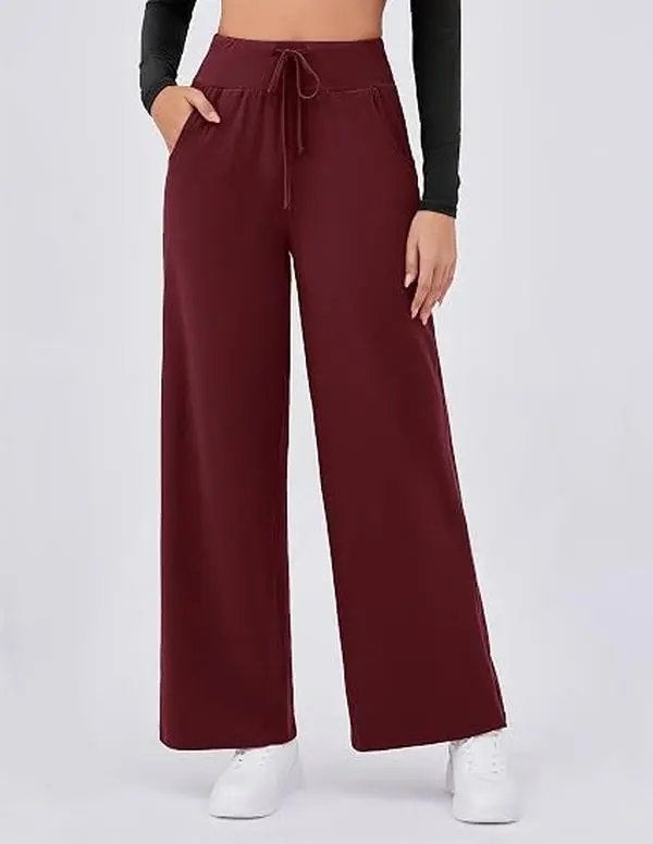 2026 high waisted wide‑leg yoga pants