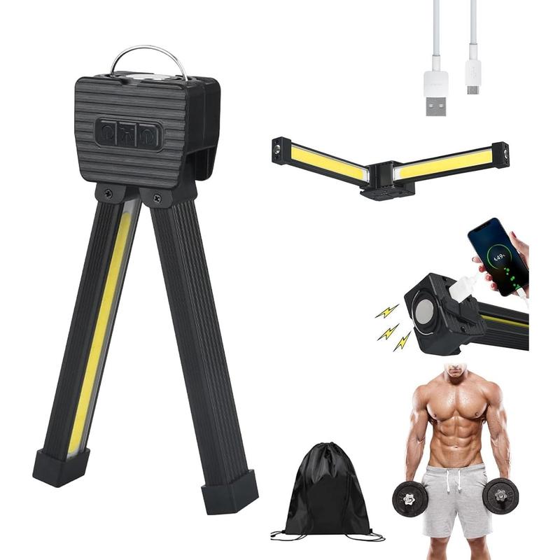 Gym Lamp for Posing - Portable Magnet LED Flashlight with 180 Degree ...