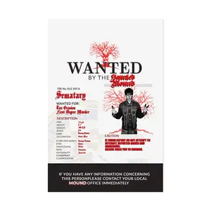 SEMATARY WANTED POSTER