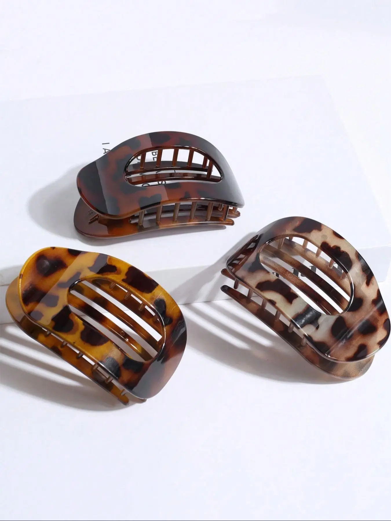 Leopard Pattern Hair Clip, Hair Claw, Clip In Claw, Hair Claws Set, Fashionable Hair Accessories for Women & Girls, Casual Versatile Hair Accessories for Daily Wear, Hairclips