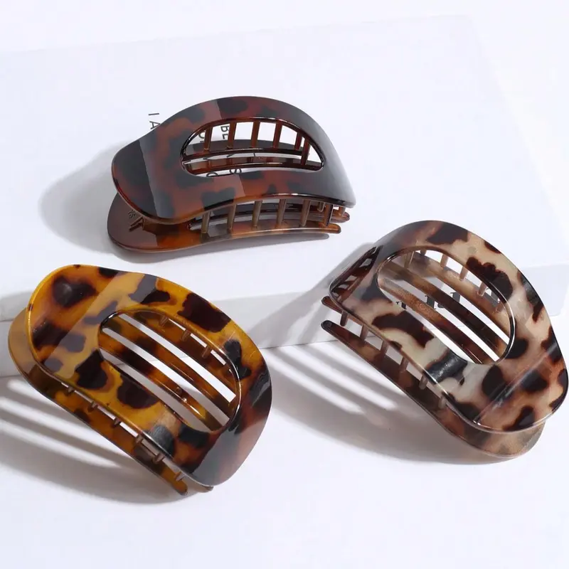 Leopard Pattern Hair Clip, Hair Claw, Clip In Claw, Hair Claws Set, Fashionable Hair Accessories for Women & Girls, Casual Versatile Hair Accessories for Daily Wear, Hairclips