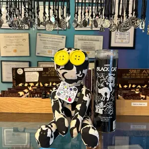The Black Cat Hoodoo Doll