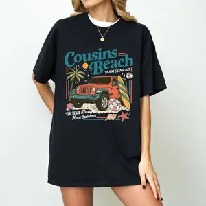 Team Conrad T-Shirt, Cousins Beach, Tsitp Merch, Summer Beach Shirt, The Summer I Turned Pretty, Tsitp Fan Tee, Tsitp T-Shirt, Team Jeremiah 5