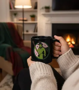 Wicked Witch Ceramic Mug - Wicked Movie Coffee Cup - Funny Wicked Fan Gift Mug - Wicked Musical Inspired Mug with - Theater Lover Drinkware