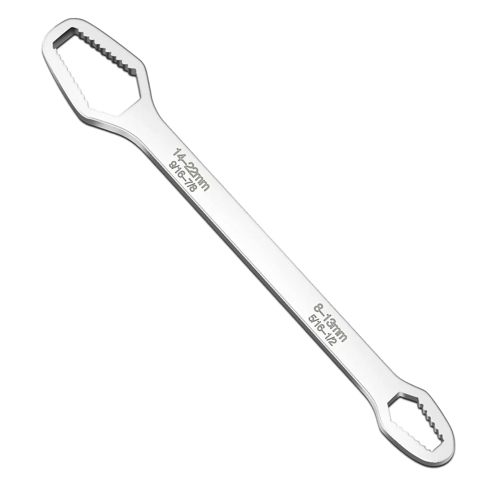Universal Torx Wrench,8-22mm Universal Self-tightening Wrench,Double-head Torx Spanner,Non-Slip Multi-function Wrench for Most Nuts & Bolts Repair,Professional Car Assembly & Disassembly Tool, Car Tools, Double-Ended Combination Wrenches