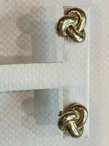 14K Gold Infinity Twist Earrings