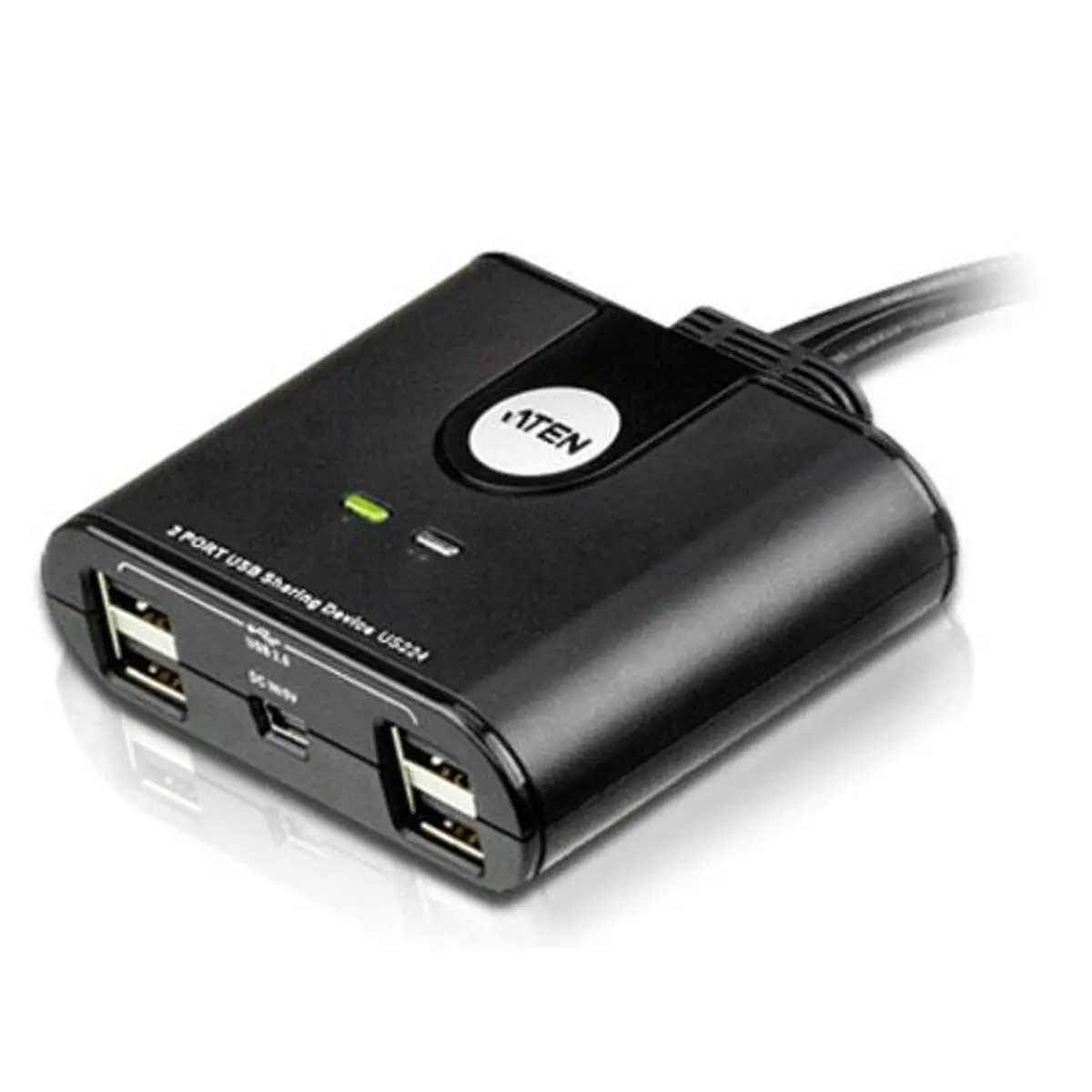 Aten US224 2-Port USB 2.0 Peripheral Sharing Device for 2 Computers, Device Sharing, Us224 Model