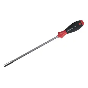 Wiha Tools 38460 Bit Holding Screwdriver with SoftFinish Handle, 1/4" x 300mm