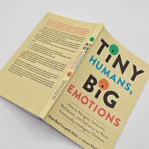 Tiny Humans Big Motions Book, Solve Toddler Tantrums, High Eq Parenting Guide, Stress Relief for Parents, Perfect Gift for Dad and Mom