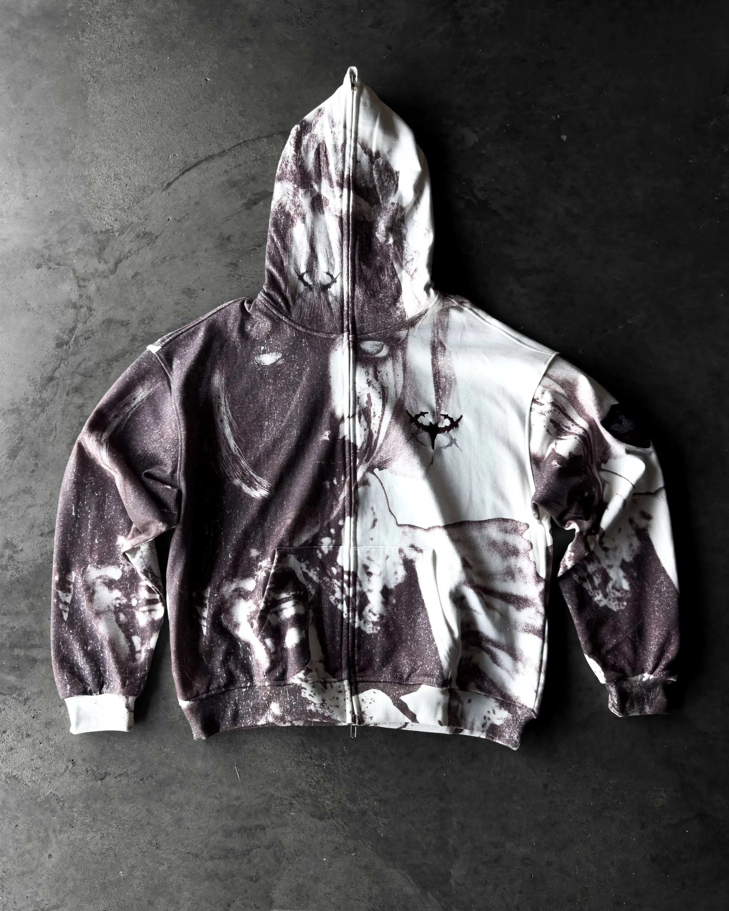 "BLOODY MARY" DOUBLE FACE FULL ZIP