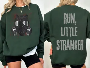 Run Little Stranger Sweatshirt, Malachi Vize Hoodie, Leigh Rivers Merch, Dark Romance Merch, Book Lovers Unisex Soft Comfort Crewneck Pullover Long Sleeves Graphic Fabric Sweater