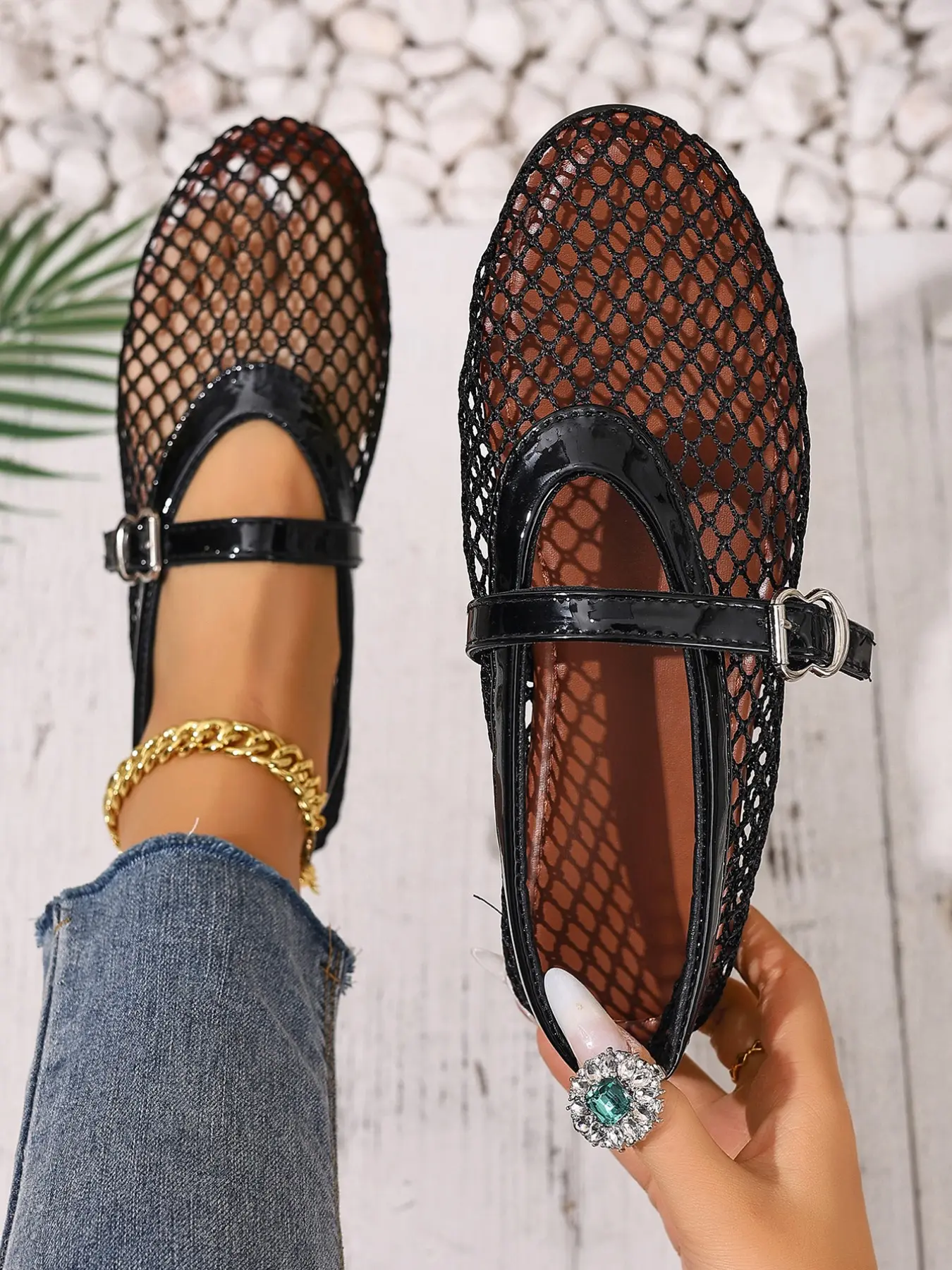 mesh mary jane shoes - TikTok Shop